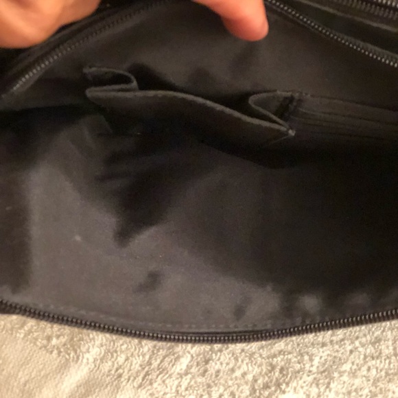 A black leather Tignanello bag. strap attached. - Picture 8 of 8